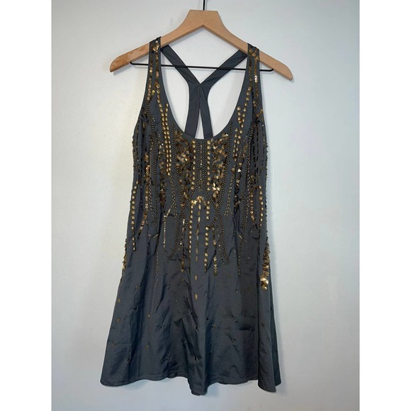 Free People Dresses & Skirts - Free people sequin studded mini dress size small